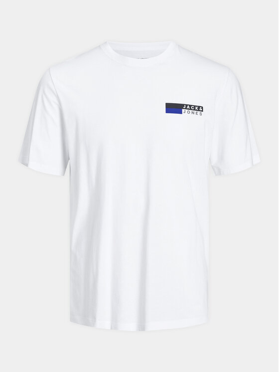 Jack & Jones Jack & Jones T-Shirt Corp 12233999 Biały Standard Fit