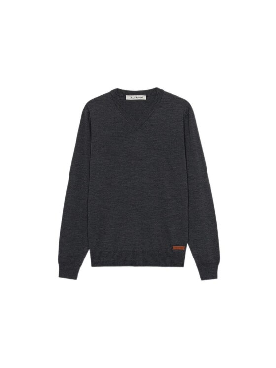 Trussardi Trussardi Cardigan M0228000024N013 Grigio Regular Fit