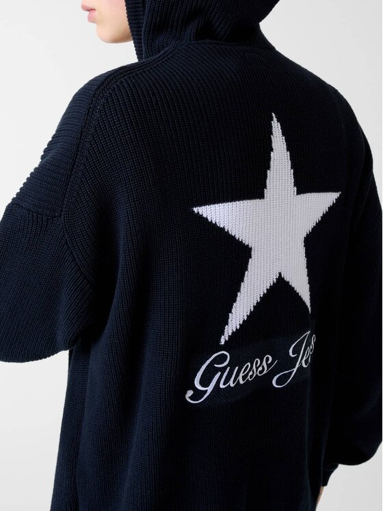 Guess Jeans Guess Jeans Sweter 180697 Niebieski Classic Fit