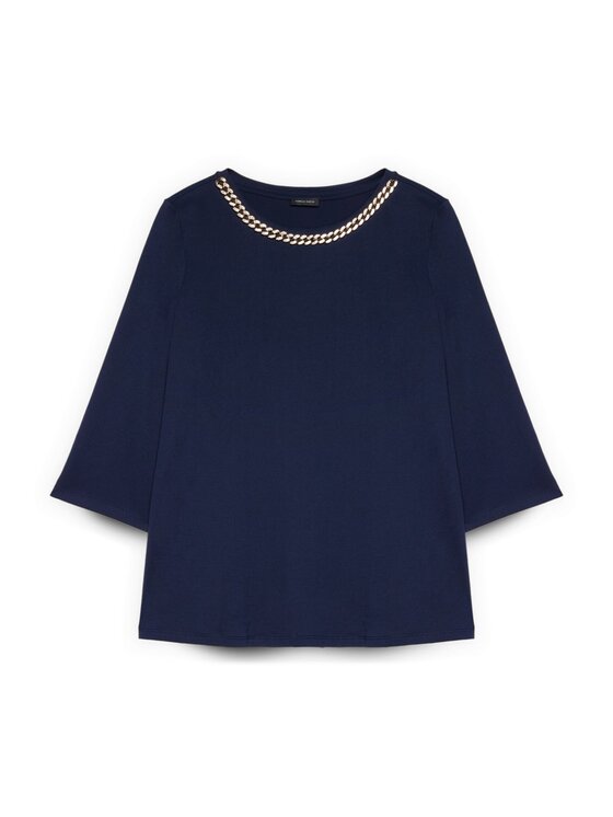 Fiorella Rubino Fiorella Rubino T-shirt G219L208701N034 Blu Boxy Fit