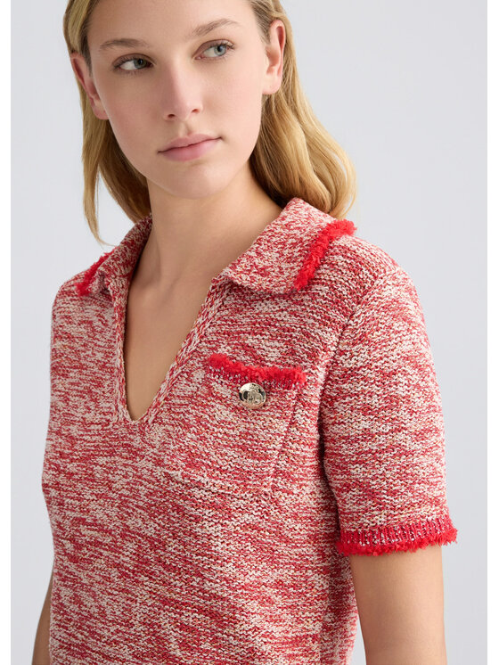 Liu Jo Liu Jo Sweter CA5262MS029M9175 Czerwony Regular Fit