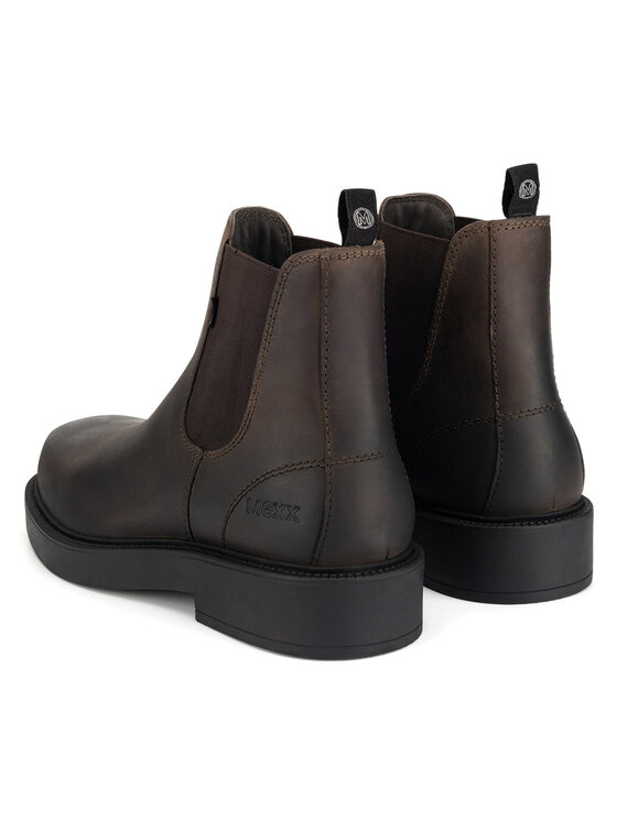 MEXX MEXX Kotníková obuv s elastickým prvkem MW-2401-01 MI08 Hnědá