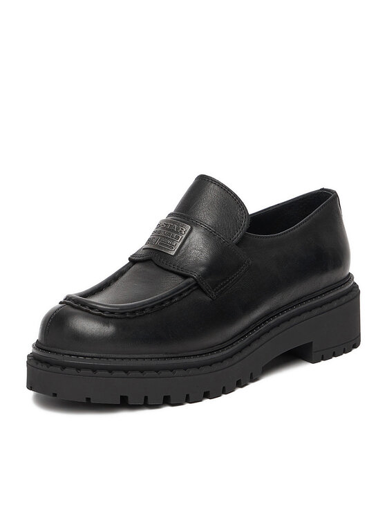 G-Star Raw G-Star Raw Loafersy EO-DOLUNAY-25FW05 Czarny