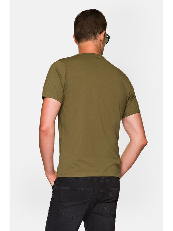 Lancerto Lancerto T-Shirt Arlo TS073221000020 Khaki Regular Fit