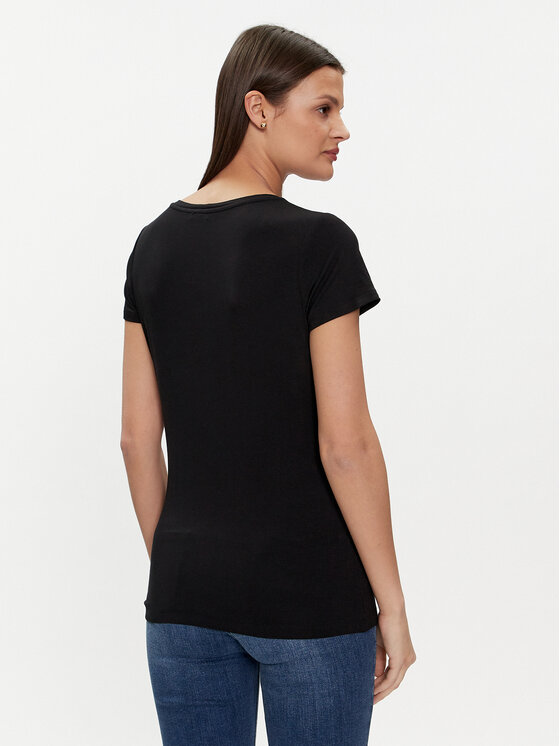 Liu Jo Liu Jo Tricou VA4227 JS360 Negru Regular Fit