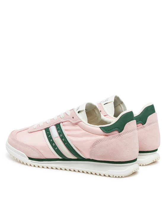 Tommy Jeans Tommy Jeans Сникърси Tjw Retro Runner Cleated EN0EN02717 Розов