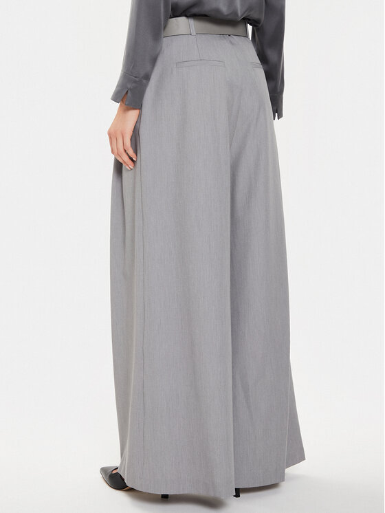 Imperial Imperial Hlače iz tkanine P3U0HMC Siva Relaxed Fit