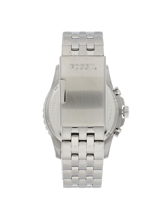 Fossil Fossil Zegarek FB-01 FS5827 Srebrny