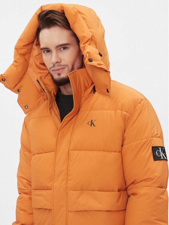Calvin Klein Jeans Calvin Klein Jeans Зимно яке J30J323709 Оранжев Relaxed Fit