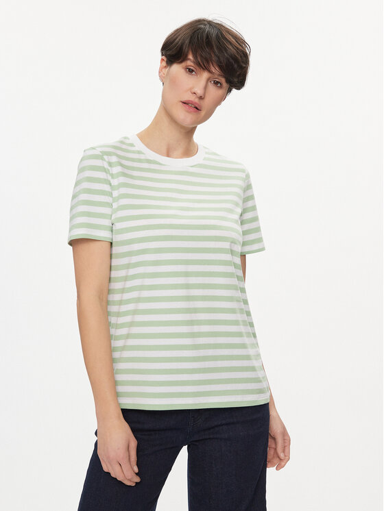 Pieces Pieces T-Shirt Ria 17146339 Grün Regular Fit
