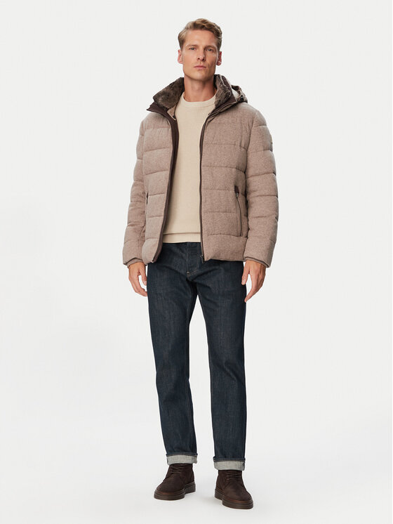 Milestone Milestone Зимова куртка MSMason 630720 11515-1 Темно-бежевий Regular Fit