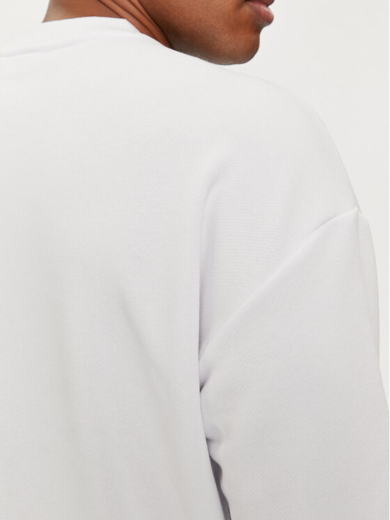 Calvin Klein Calvin Klein Felpa Nano Logo K10K112870 Bianco Regular Fit