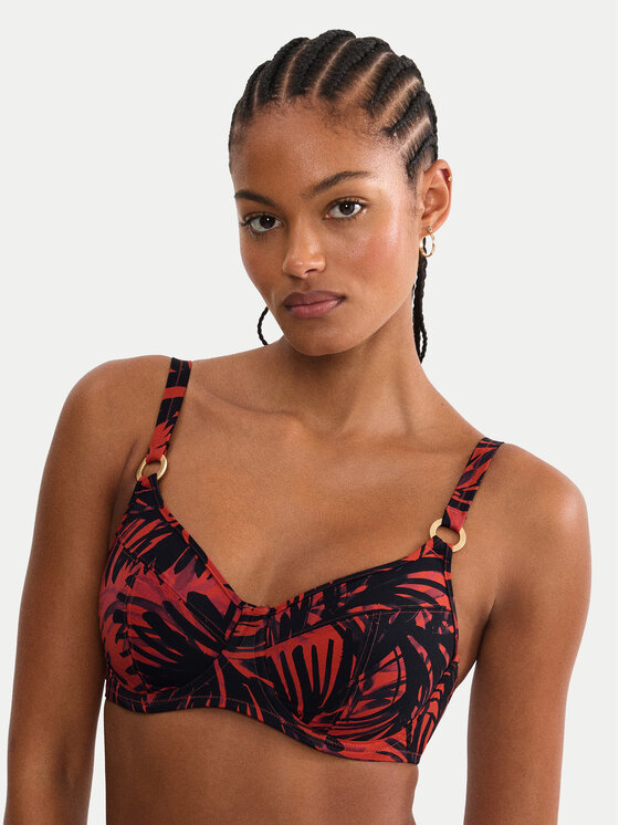 Triumph Triumph Vrchný diel bikín Summer Palm 10226611 Hnedá