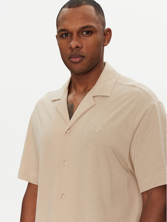 Emporio Armani Underwear Emporio Armani Underwear Cămașă EM000593 AF14107 U6213 Bej Regular Fit
