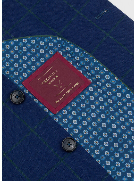Pako Lorente Pako Lorente Marynarka P23SP-3X-009 Granatowy Slim Fit
