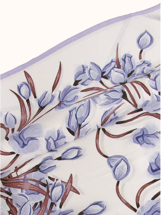 ALLORA BE UNIQUE ALLORA BE UNIQUE Foulard 100% jedwab Blu