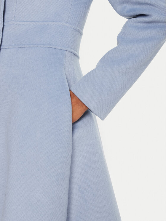 Rinascimento Rinascimento Демісезонний плащ CFC0125851003 Блакитний Slim Fit