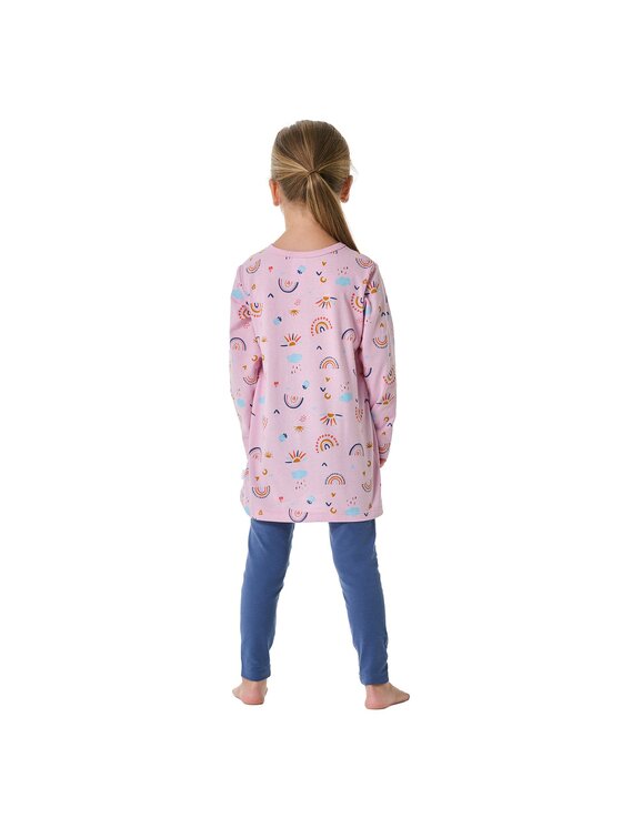 SCHIESSER SCHIESSER Piżama 31030 Różowy Comfort Fit