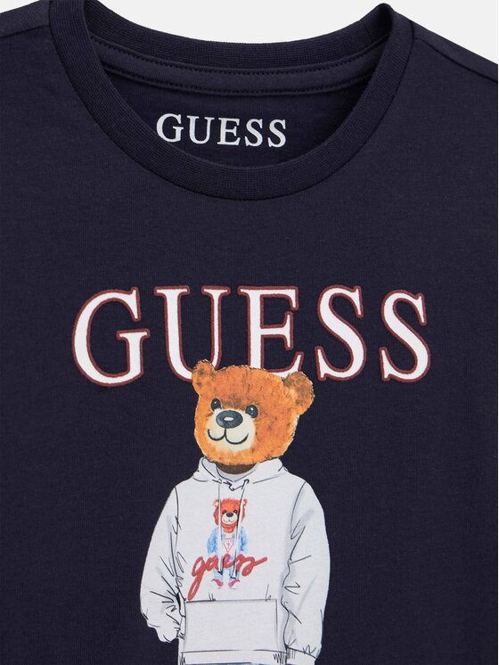 Guess Kids Guess Kids T-Shirt 183055 Μπλε Classic Fit