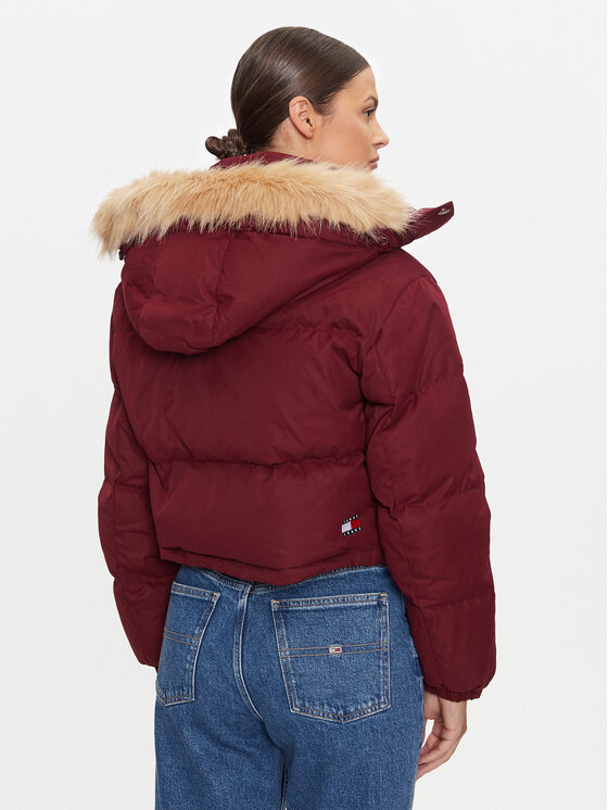 Tommy Jeans Tommy Jeans Vatovaná bunda Alaska DW0DW19687 Fialová Regular Fit