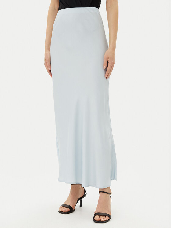 ViCOLO Maxi sukňa TD0472 Modrá Slim Fit