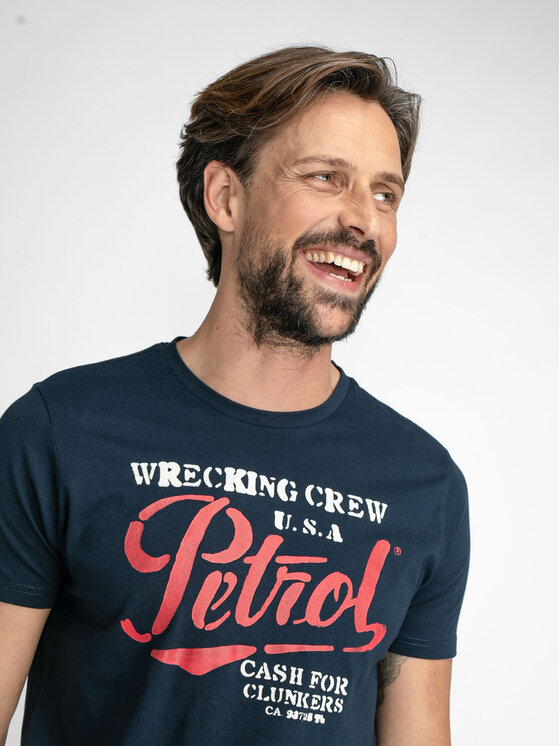 T-shirt M-1030-TSR601 Blu Regular Fit