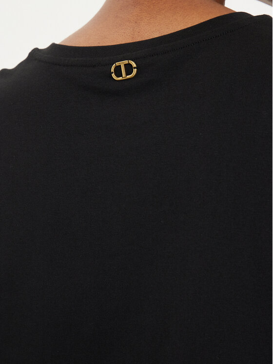 TWINSET TWINSET T-särk 242TP2510 Must Loose Fit