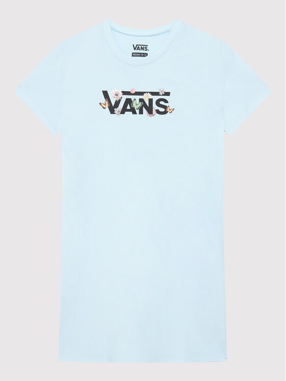 Vans Ежедневна рокля Butterfly Flora VN0A7RRT Син Regular Fit