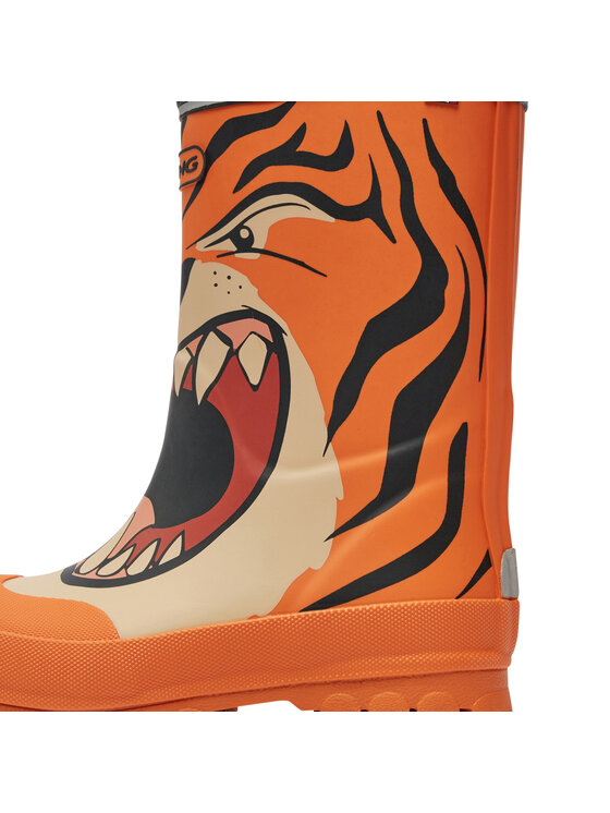 Viking Viking Gumijas zābaki Jolly Print 1-60020-3150 Oranžs
