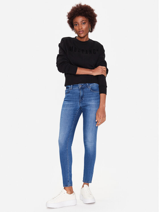 Mustang Mustang Jeansy Shelby 1013581 Niebieski Skinny Fit