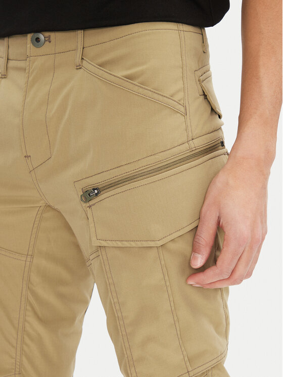 G-Star Raw G-Star Raw Spodnie materiałowe Rovic D02190-D909 6057 Khaki Regular Fit