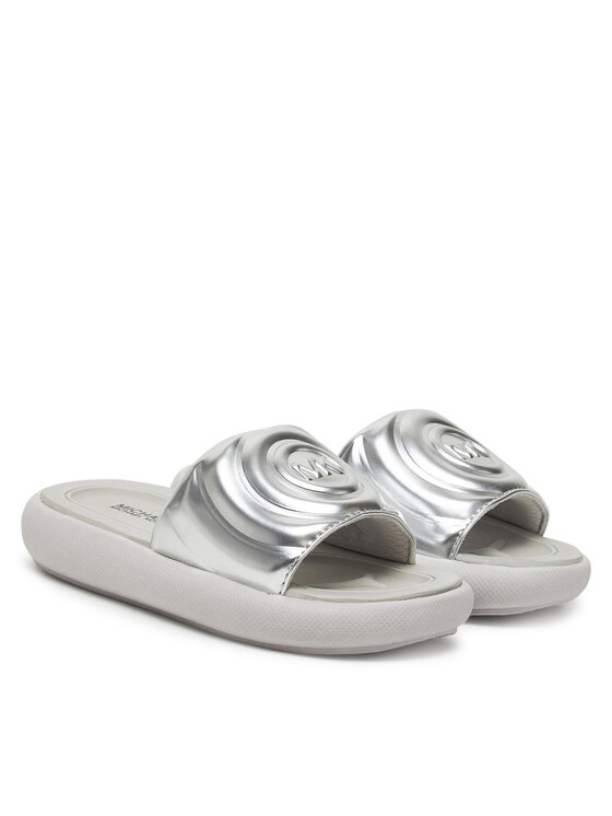 MICHAEL Michael Kors MICHAEL Michael Kors Klapki MK01421040 Srebrny