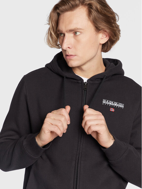 Napapijri Napapijri Μπλούζα B-Ayas NP0A4GJB Μαύρο Regular Fit