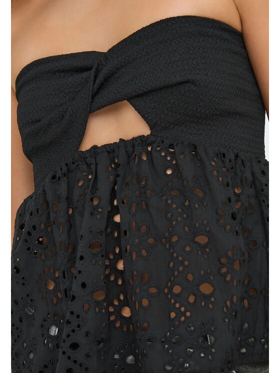 ONLY ONLY Top onlaurora tube top Nero Regular Fit