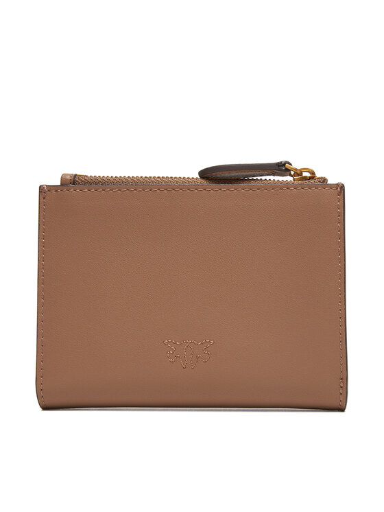 PINKO PINKO Didelė Moteriška Piniginė Compact Wallet AI 25-26 PCPL 103612 A29Q Smėlio
