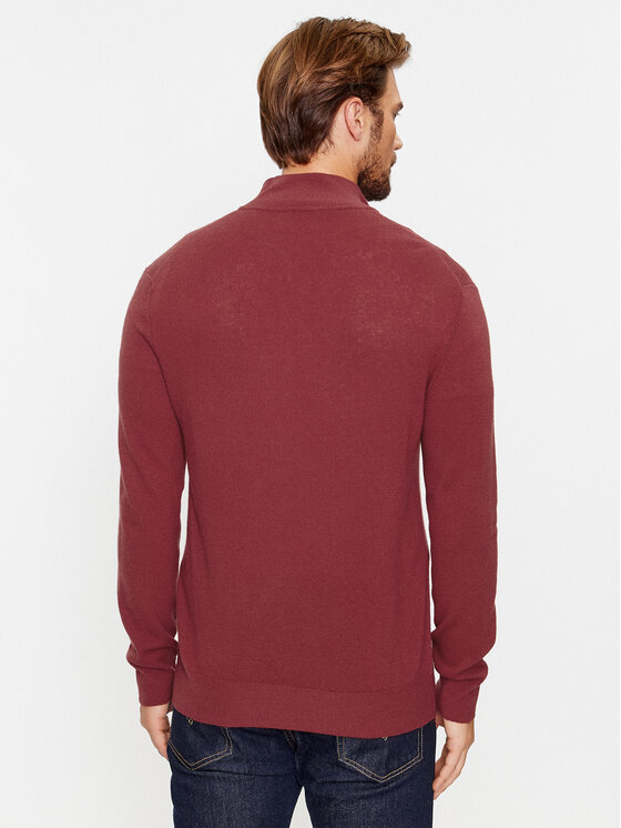 United Colors Of Benetton United Colors Of Benetton Pullover 1002U200U Dunkelrot Regular Fit