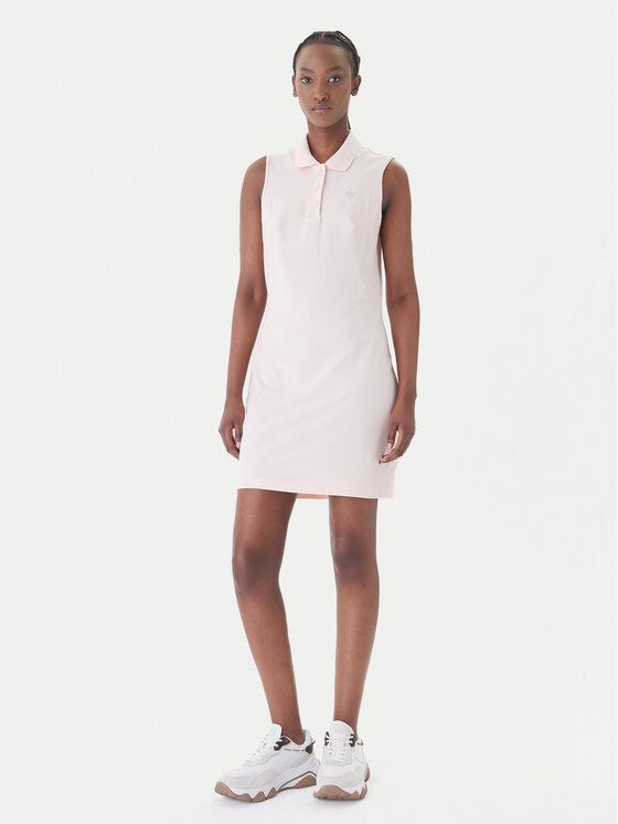 Guess Guess Kleid für den Alltag V6GK09 K3152 Rosa Regular Fit
