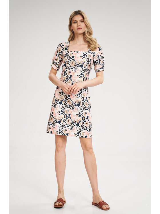 FIGL FIGL Šaty M704 Farebná Regular Fit