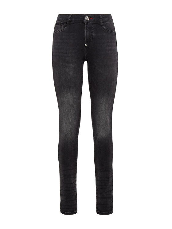 PHILIPP PLEIN PHILIPP PLEIN Jegginsy 1703 Czarny Jegging Fit