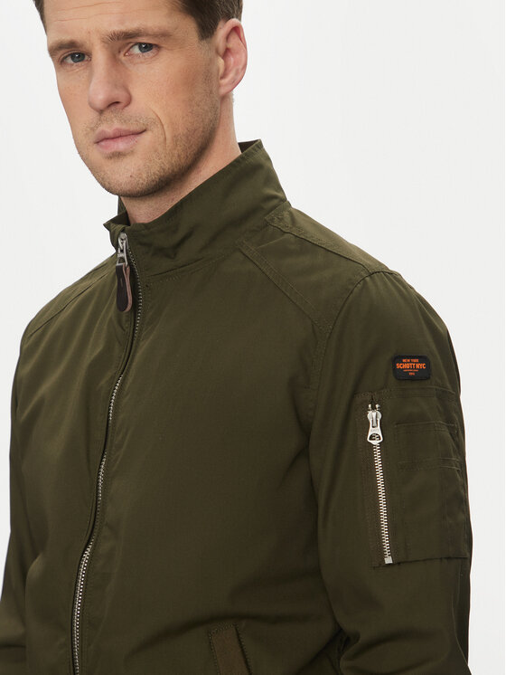 SCHOTT N.Y.C. SCHOTT N.Y.C. Übergangsjacke Kenny Khakifarben Regular Fit
