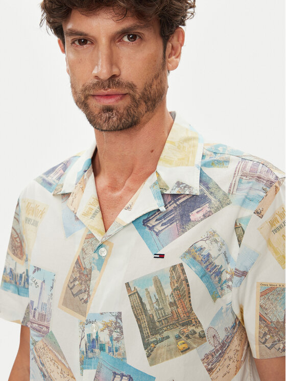 Tommy Jeans Tommy Jeans Camicia Camp DM0DM21687 Multicolore Regular Fit