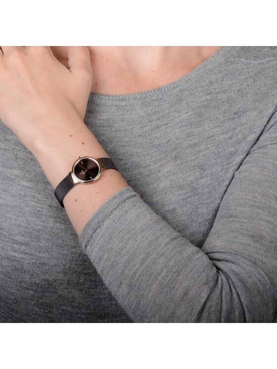 Obaku Obaku Zegarek V153LVNMN Różowe złoto