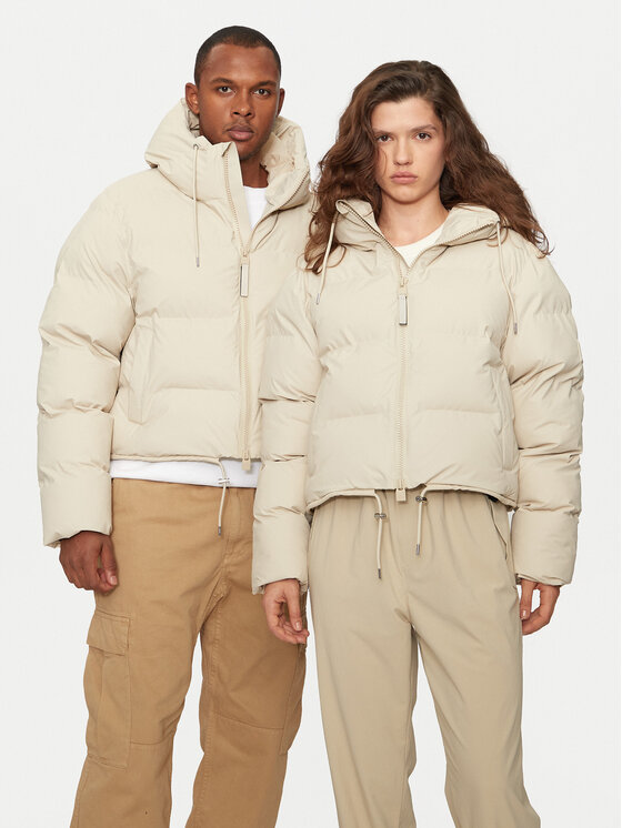 Rains Rains Зимно яке 15150 Бежов Regular Fit