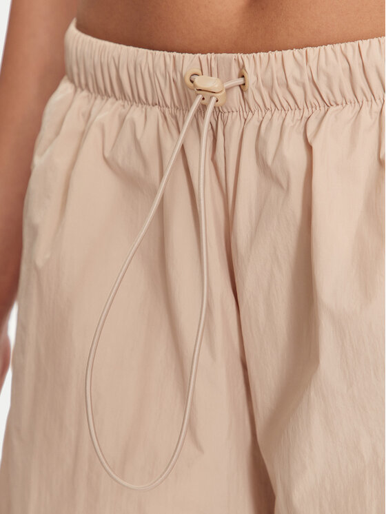 adidas adidas Pantaloni da tuta 3-Stripes Woven Parachute IY7252 Beige Loose Fit