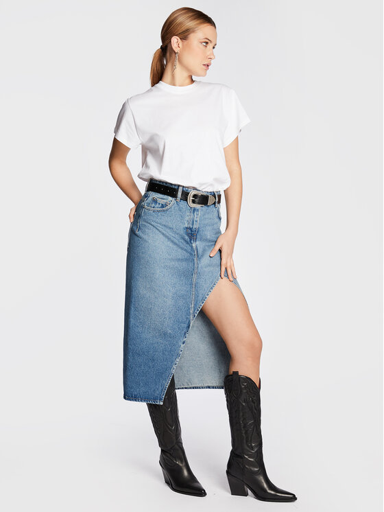 Gonna di jeans Birwa AR603 Blu Regular Fit