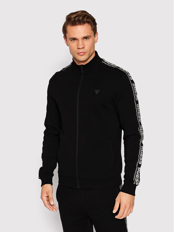 Guess Guess Pulóver Z2YQ12 K6ZS1 Fekete Regular Fit