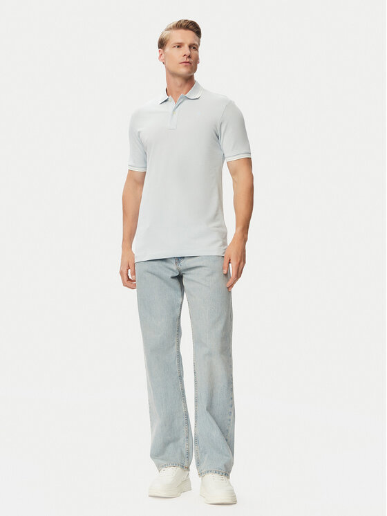 G-Star Raw G-Star Raw Polo Dunda D17127-5864 Gaiši zila Slim Fit