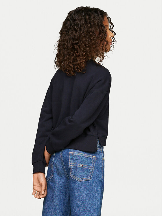 Tommy Hilfiger Tommy Hilfiger Majica dugih rukava NY KG0KG08038 Tamnoplava Regular Fit