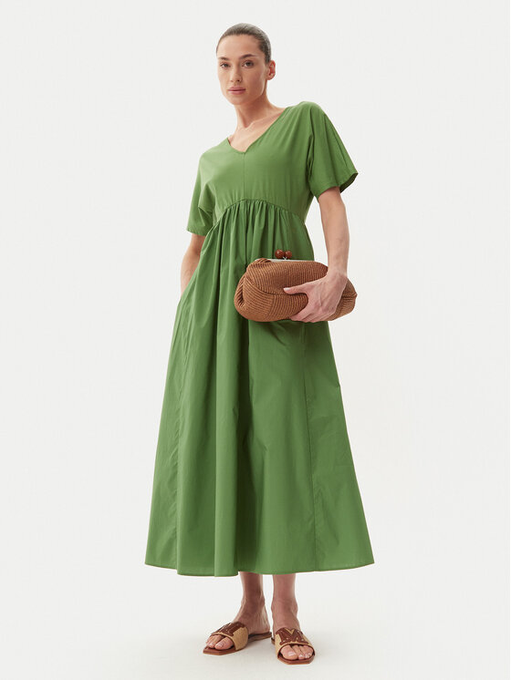 Weekend Max Mara Weekend Max Mara Повсякденна сукня Brozno 2515621082 Зелений Relaxed Fit