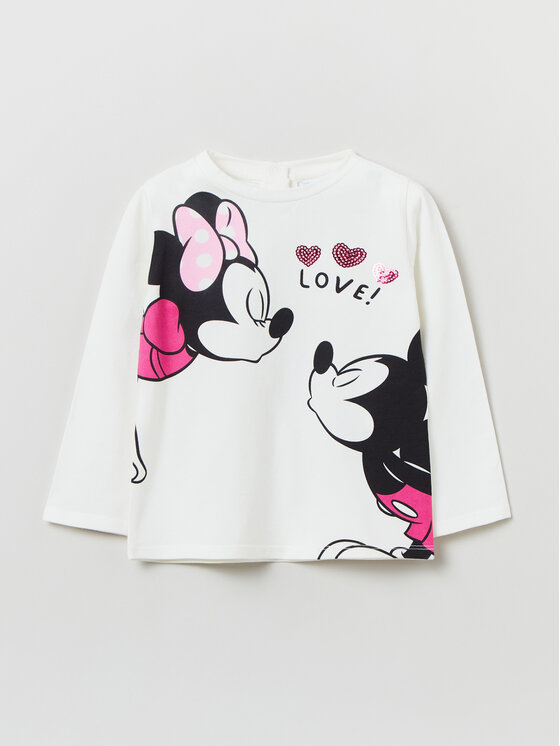 OVS OVS Μπλουζάκι MINNIE 1843596 Εκρού Regular Fit